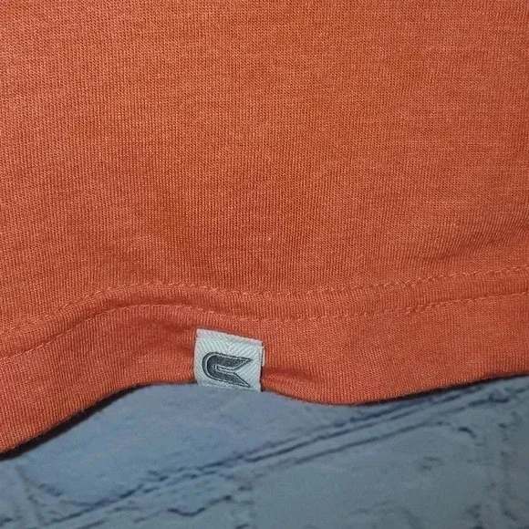 Mens Colosseum Clemson Orange All In Long-Sleeved Shirt Size S - Picture 5 of 6